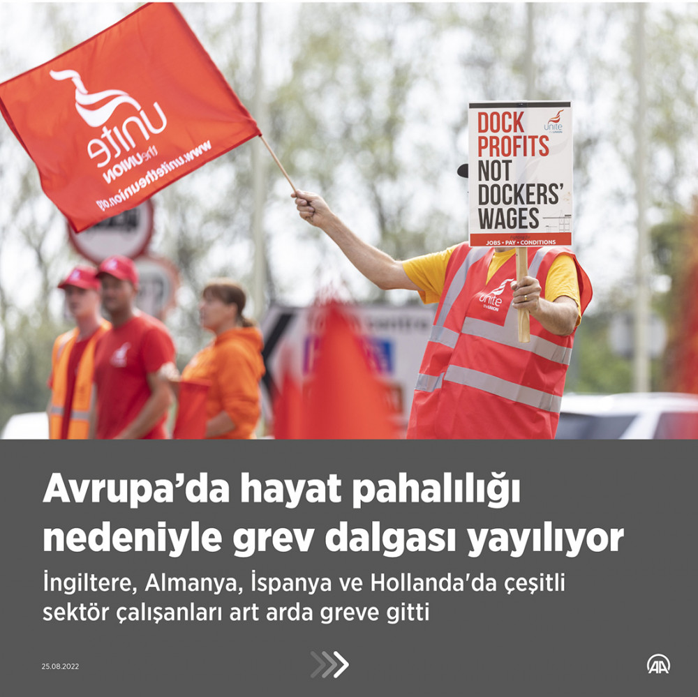 Avrupa'da grev dalgası yayılıyor