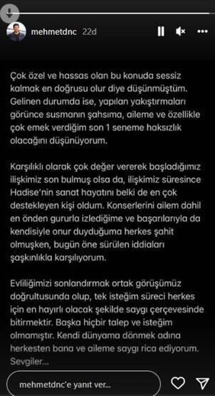 Hadise'nin boşanma dilekçesinde dikkat çeken ayrıntılar!