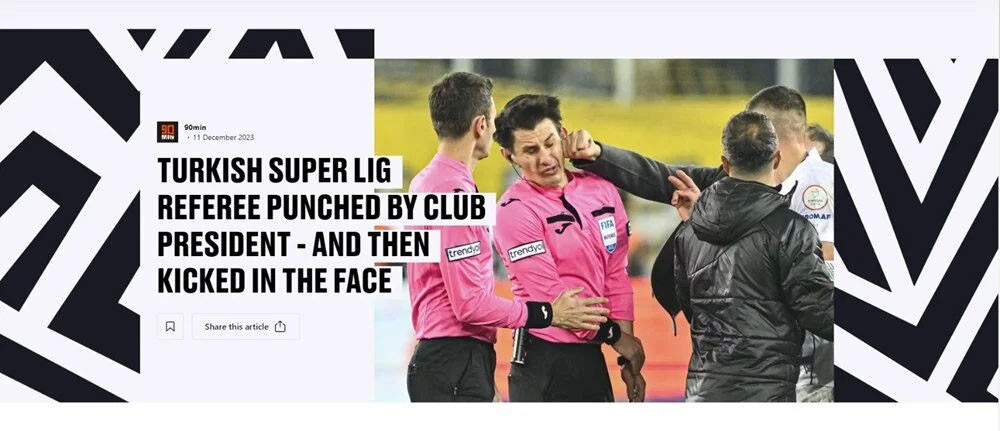 Türk futbolunun utanç gecesi dünya basınında böyle yankılandı!