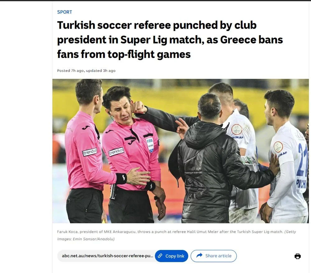Türk futbolunun utanç gecesi dünya basınında böyle yankılandı!