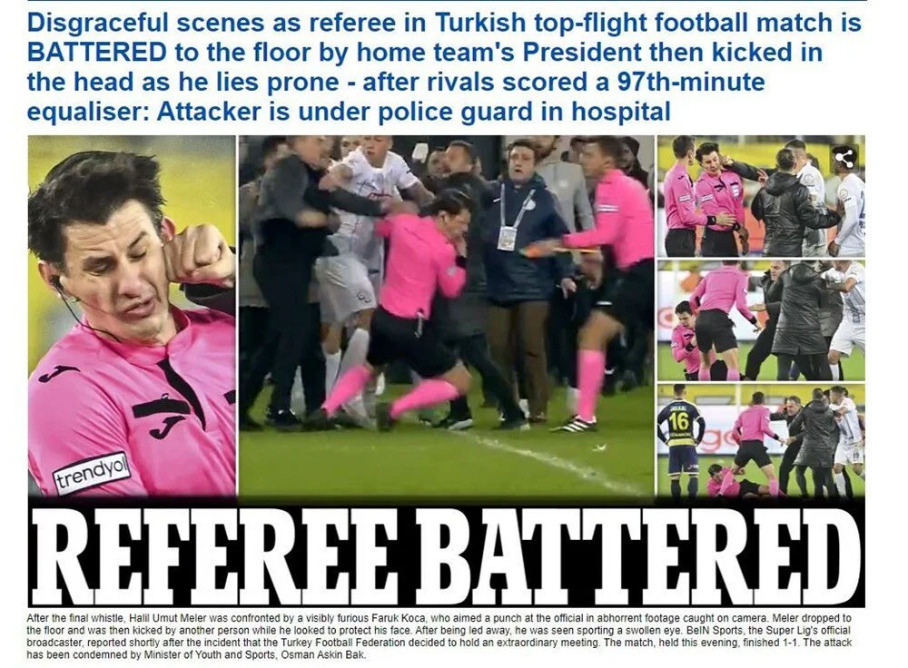 Türk futbolunun utanç gecesi dünya basınında böyle yankılandı!