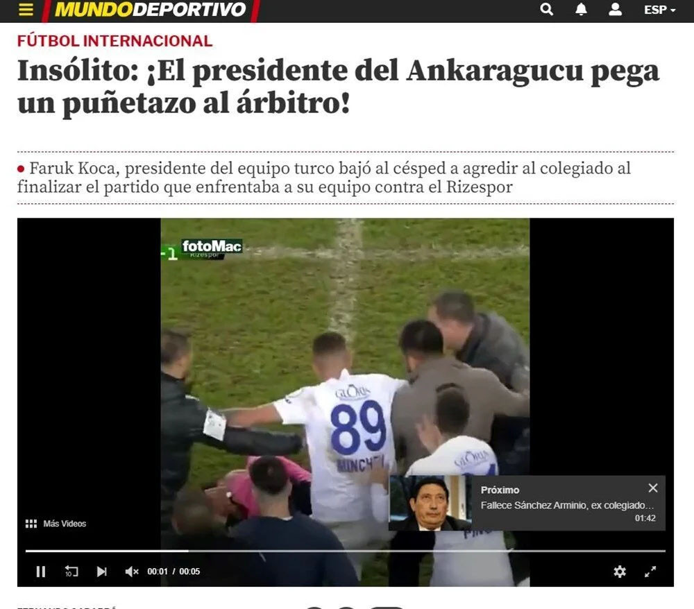 Türk futbolunun utanç gecesi dünya basınında böyle yankılandı!