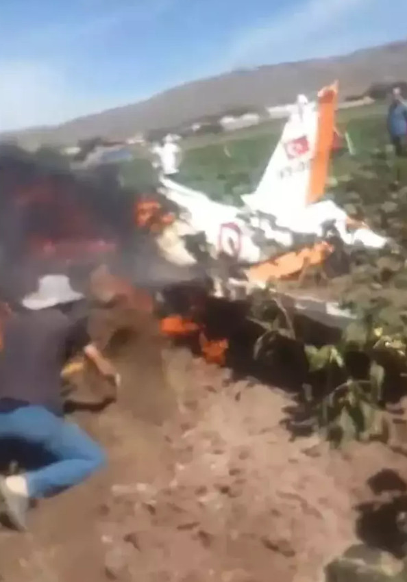 2 pilotun şehit olduğu kazanın yeni görüntüleri ortaya çıktı!