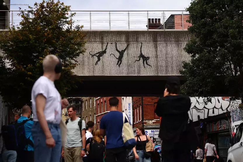 3 yeni eserde gizemli mesaj: Banksy fırtınası!