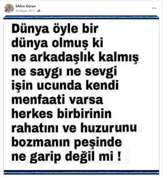 Zanlı amca 'Facebook filozofu' çıktı