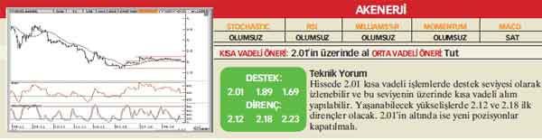 21 hisselik teknik analiz