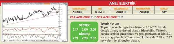 21 hisselik teknik analiz
