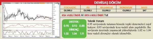 21 hisselik teknik analiz