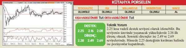 21 hisselik teknik analiz