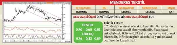 21 hisselik teknik analiz