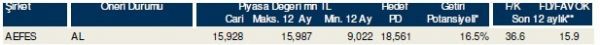 85 hisselik dev analiz