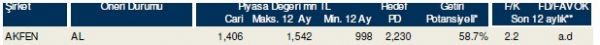 85 hisselik dev analiz