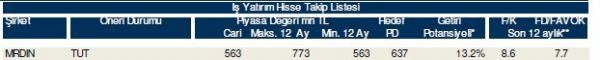 85 hisselik dev analiz