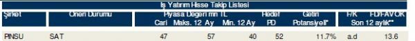 85 hisselik dev analiz