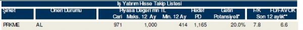 85 hisselik dev analiz