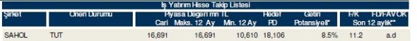 85 hisselik dev analiz