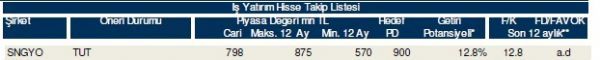 85 hisselik dev analiz