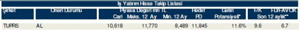 85 hisselik dev analiz
