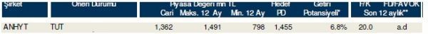 85 hisselik dev analiz