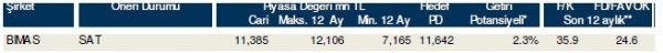 85 hisselik dev analiz