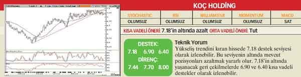 22 hisselik teknik analiz