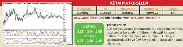 22 hisselik teknik analiz