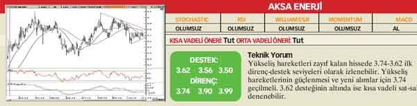 21 hisselik teknik analiz