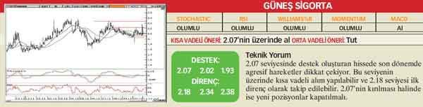 21 hisselik teknik analiz