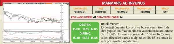 21 hisselik teknik analiz