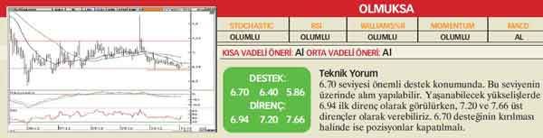 21 hisselik teknik analiz