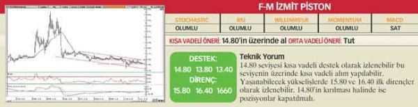 22 hisselik teknik analiz