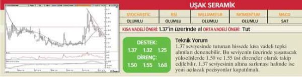 22 hisselik teknik analiz