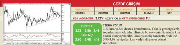 17 hisselik teknik analiz