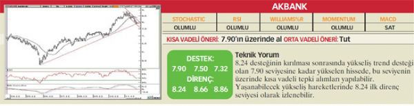 22 hisselik teknik analiz