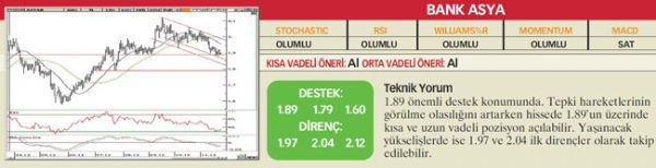 22 hisselik teknik analiz