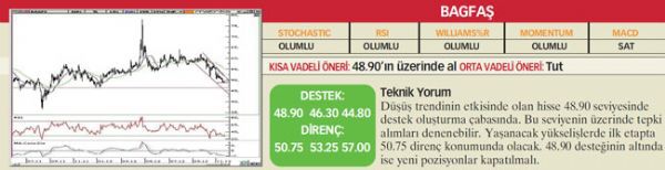 22 hisselik teknik analiz