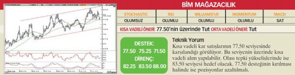 22 hisselik teknik analiz
