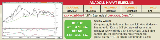 22 hisselik teknik analiz