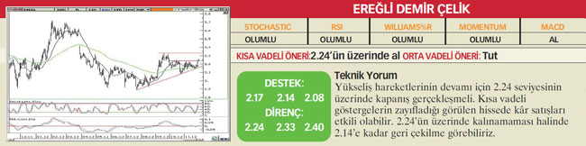 22 hisselik teknik analiz