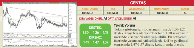 22 hisselik teknik analiz