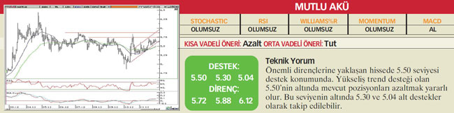 22 hisselik teknik analiz