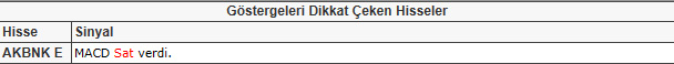 Dikkat çeken hisseler