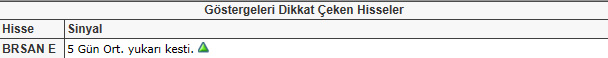 Dikkat çeken hisseler