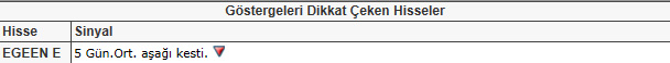 Dikkat çeken hisseler