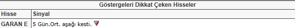 Dikkat çeken hisseler