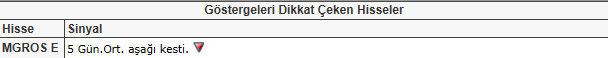 Dikkat çeken hisseler