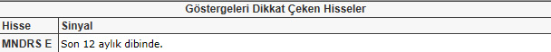 Dikkat çeken hisseler