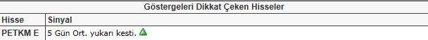 Dikkat çeken hisseler