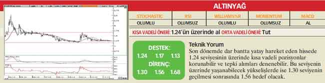 22 hisselik teknik analiz