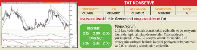 22 hisselik teknik analiz